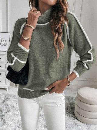 Gefütterter pullover Oversize - Cecile LavelleGrün