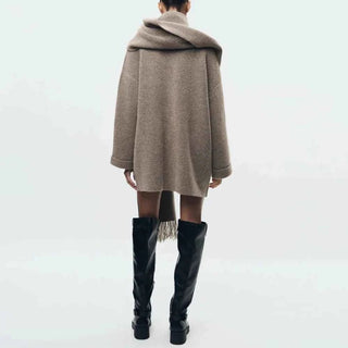 Geknöpfte Strickjacke mit Struktur - Cecile LavelleKhaki