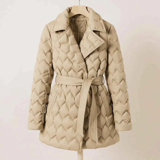 Gestepper Wickelmantel - Cecile LavelleBeige