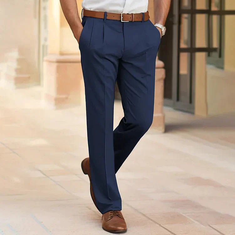 Men's Business Suit Pants Straight Cut