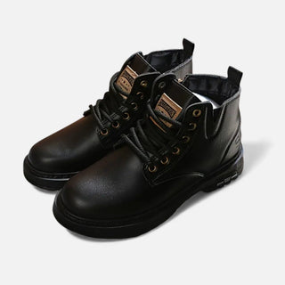 Herren Boots mit Profilsohle Robust - Cecile LavelleDunkelbraun