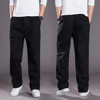 Herren Cargo Hose Loose Fit mit Gummibund - Cecile LavelleSchwarz