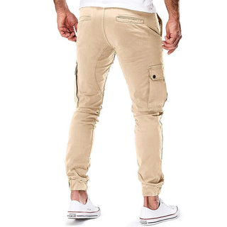 Herren Cargo Hose Slim Fit mit Taschen - Cecile LavelleBeige