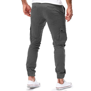 Herren Cargo Hose Slim Fit mit Taschen - Cecile LavelleDunkelgrau