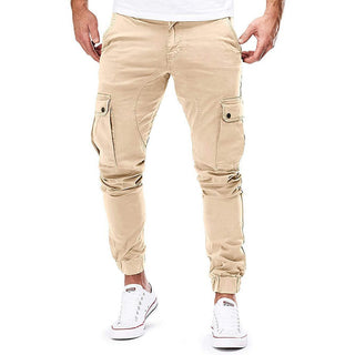 Herren Cargo Hose Slim Fit mit Taschen - Cecile LavelleBeige