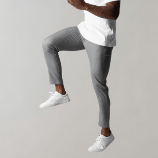 Herren Chino Hose Slim Fit Smart Casual - Cecile LavelleGrau