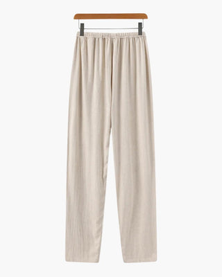 Herren Hose mit Kordelzug locker - Cecile LavelleBeige