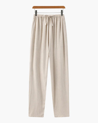 Herren Hose mit Kordelzug locker - Cecile LavelleBeige