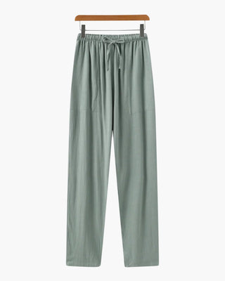 Herren Hose mit Kordelzug locker - Cecile LavelleGrün