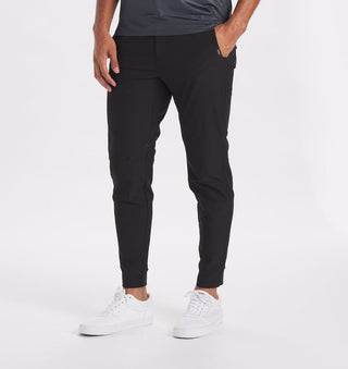 Herren Hose Slim Fit Stretch Casual - Cecile LavelleSchwarz