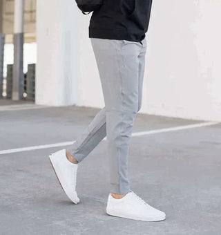 Herren Hose Slim Fit Stretch Casual - Cecile LavelleHellblau