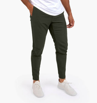 Herren Hose Slim Fit Stretch Casual - Cecile LavelleDunkelgrün