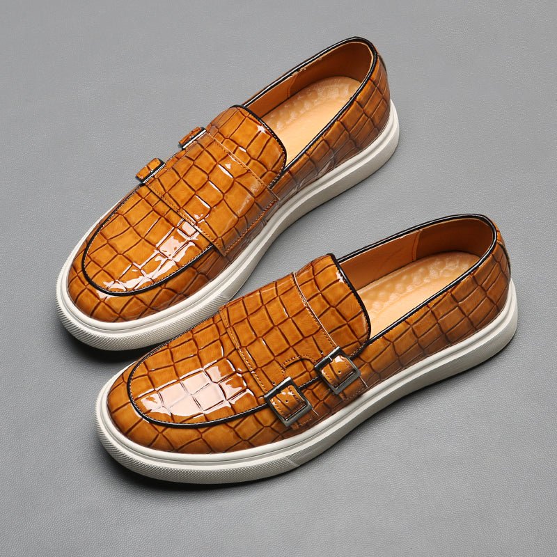 Men's Loafers Woven Look Slip-On