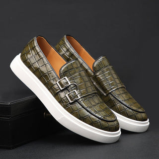 Herren Loafer Flechtoptik Slip - On - Cecile LavelleGrün
