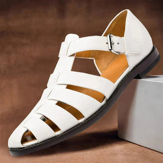 Herren Sandalen Sommer mit Geschlossener Zehenpartie - Cecile LavelleWeiß