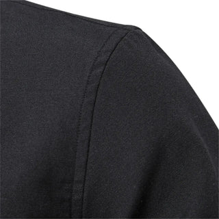 Herren Slim Fit Hemd mit Kontrastkragen - Cecile LavelleSchwarz