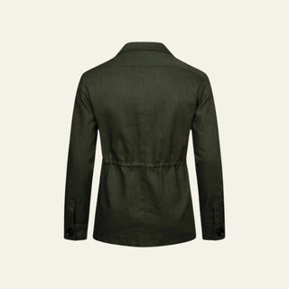 Herren Übergangsjacke mit Taschen Modern - Cecile LavelleGrün