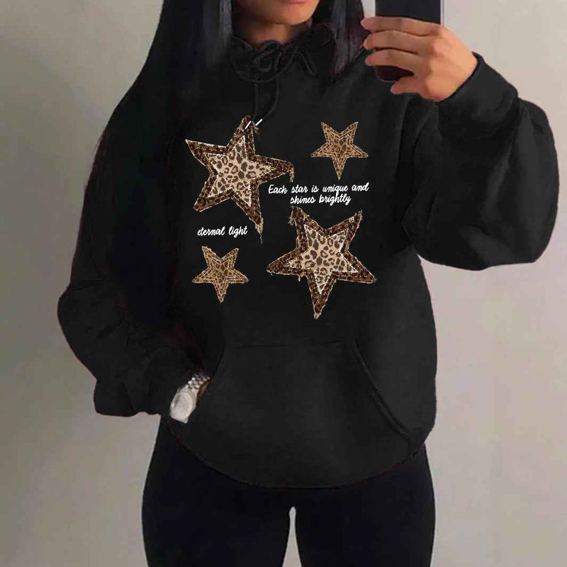 Hoodie for women with stars
