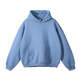 Hoodie Damen Oversized in Hellblau