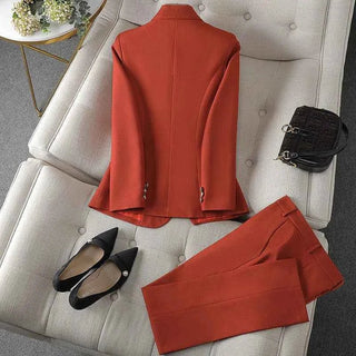 Hosenanzug Damen Elegant - Cecile LavelleGoldorange