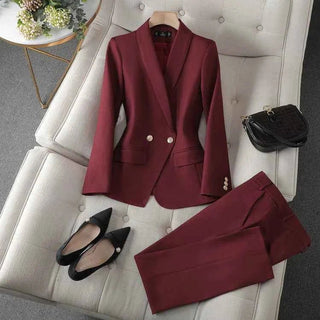 Hosenanzug Damen Elegant - Cecile LavelleBordeaux