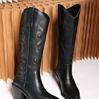 Klassische Cowboystiefel - Cecile LavelleBeige