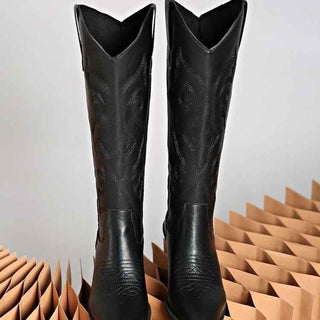 Klassische Cowboystiefel - Cecile LavelleBeige