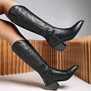 Klassische Cowboystiefel - Cecile LavelleBeige