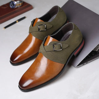 Klassische Monkstrap Herrenschuhe Für Hochzeit - Cecile LavelleGrün