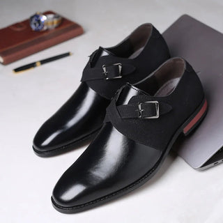 Klassische Monkstrap Herrenschuhe Für Hochzeit - Cecile LavelleSchwarz