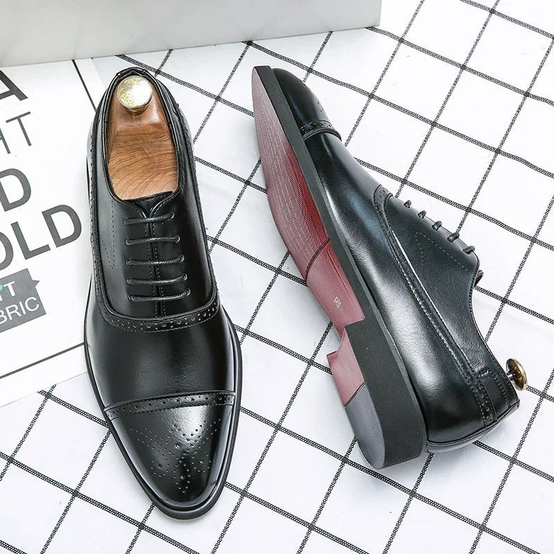 Classic Oxford Shoe Men Cap-Toe
