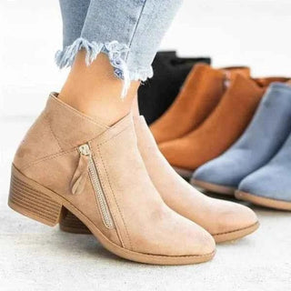 Klassische Stiefelette Damen - Cecile LavelleBeige