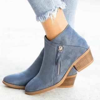Klassische Stiefelette Damen - Cecile LavelleHellblau