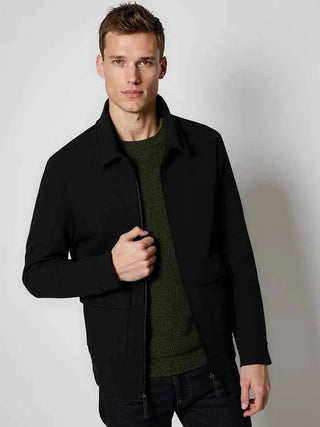Klassische Zip - Jacke Herren - Cecile LavelleSchwarz