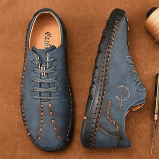 Komfortable Herren Halbschuhe Mit Flexibler Sohle - Cecile LavelleBlau