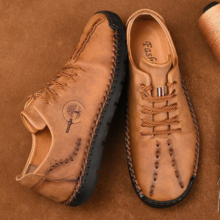 Komfortable Herren Halbschuhe Mit Flexibler Sohle - Cecile LavelleBraun