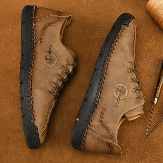 Komfortable Herren Halbschuhe Mit Flexibler Sohle - Cecile LavelleKhaki