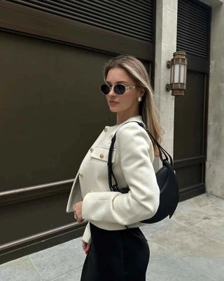Kurze Jacke im Vintage - Stil - Cecile LavelleOlive