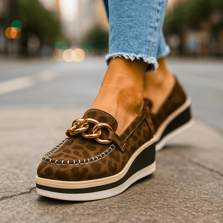 Lässige Slipper Bequeme Stilvolle Schuhe - Cecile LavelleBraun