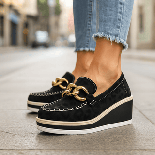 Lässige Slipper Bequeme Stilvolle Schuhe - Cecile LavelleSchwarz