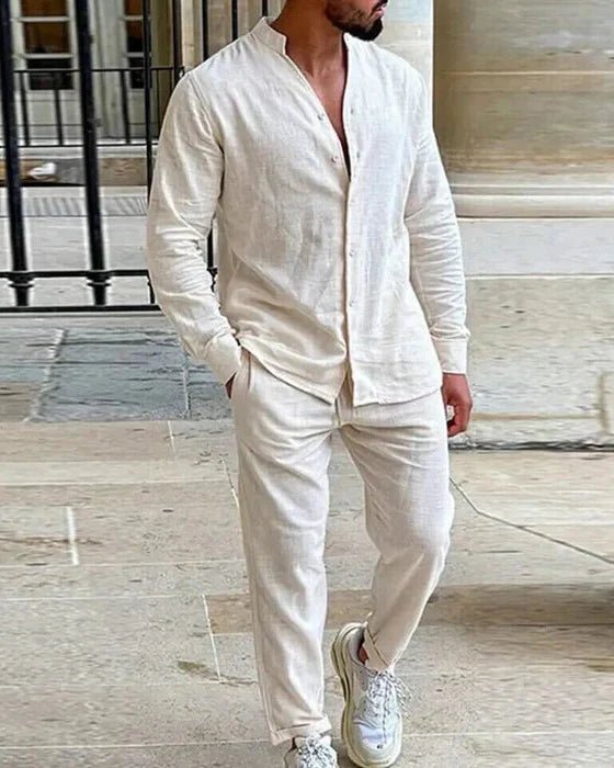 Long-Sleeve Shirt and Pants Set