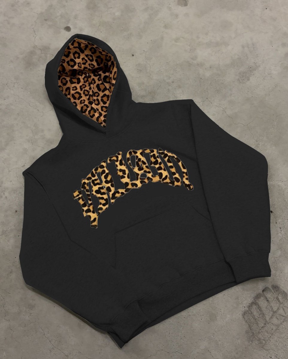 Leopard Hoodie for Women | Oversize Hooded Sweatshirt with Leo