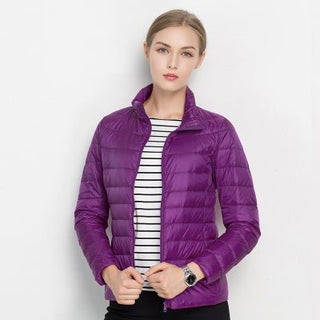 Leichte Steppjacke Damen Kurz - Cecile LavelleLila