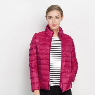 Leichte Steppjacke Damen Kurz - Cecile LavelleFuchsie