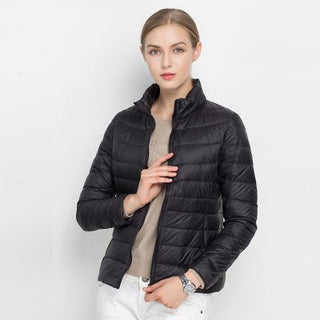 Leichte Steppjacke Damen Kurz - Cecile LavelleSchwarz