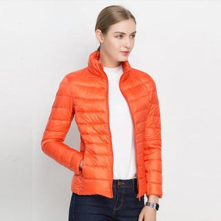 Leichte Steppjacke Damen Kurz - Cecile LavelleOrange