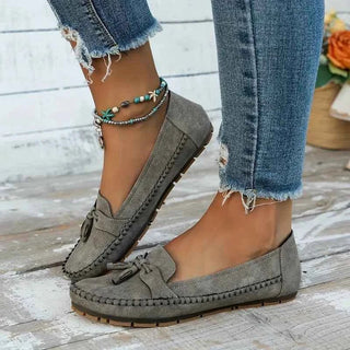 Loafers Damen mit Schleife - Cecile LavelleBlau