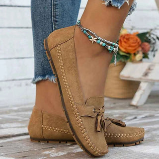 Loafers Damen mit Schleife - Cecile LavelleBlau