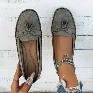 Loafers Damen mit Schleife - Cecile LavelleBlau