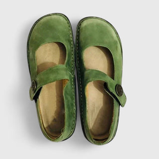 Mary Jane Schuhe Damen mit Riemen - Cecile LavelleGrün